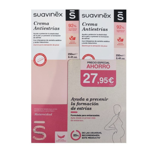 Suavinex Crema Antiestrias Duplo 200 Ml