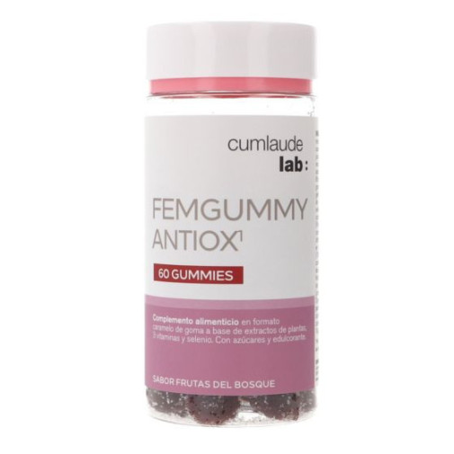 Cumlaude Lab Femgummy Antiox 60 Gummies Sabor Frutas Del Bosque