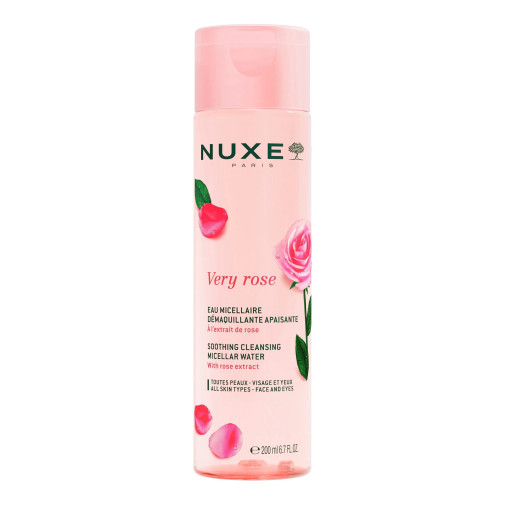 Nuxe Very Rose Agua Micelar Calmante Todo Tipo De Pieles 200Ml