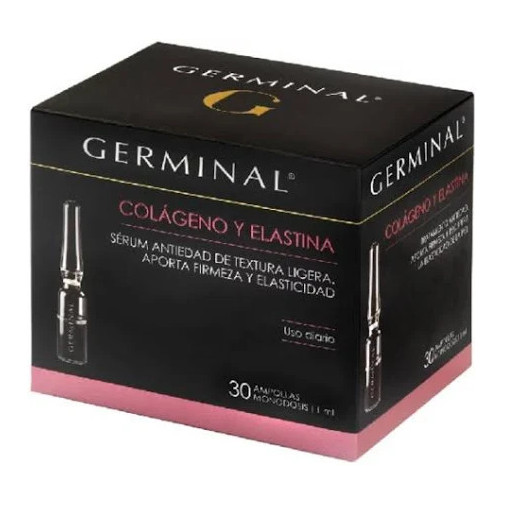 Germinal Colageno Y Elastina 30 Ampollas 1 Ml