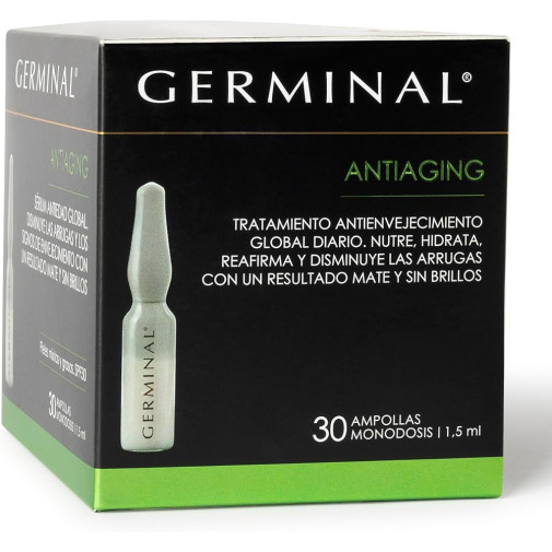 Germinal Accion Profunda Tratamiento Antiaging Pieles Mixtas Y Grasas 30 Ampollas 1,5 Ml