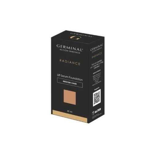 Germinal Accion Inmediata Radiance Lift Serum Foundation 1 Frasco 30 Ml Color Medium Dark