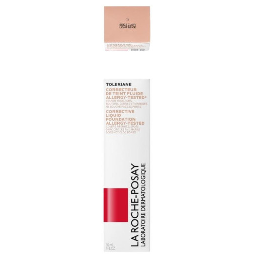 La Roche Posay Toleriane Teint Fluido Corrector Ultraextensible Spf 25 30Ml 11  Light Beige