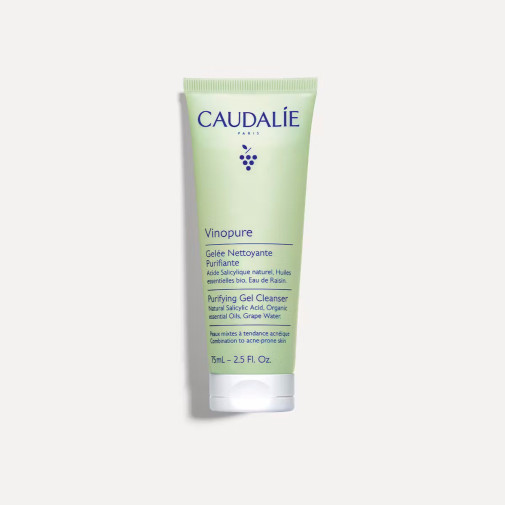Caudalie Vinopure Gelatina Limpiador Purificante Con Acido Salicílico 75 Ml