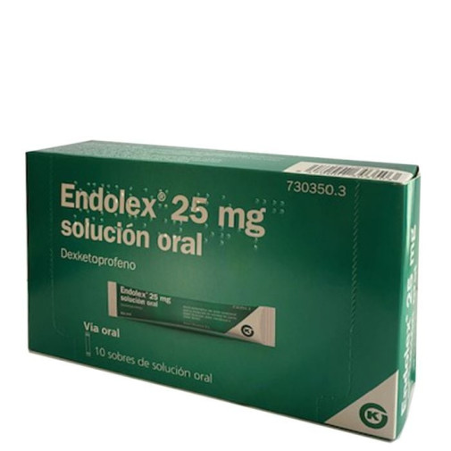 Endolex 25 Mg 10 Sobres Solucion Oral 10 Ml