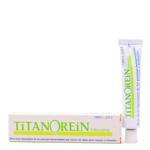 Titanorein Lidocaina Crema Rectal 1 Tubo 20 G