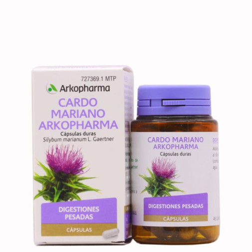 Cardo Mariano Arkopharma 390 Mg 45 Capsulas