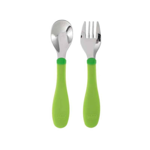 Chicco Cubiertos Inoxidables +18M