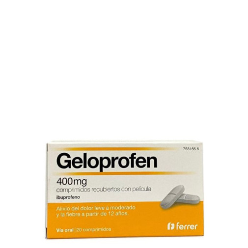Geloprofen 400 Mg 20 Comprimidos Recubiertos