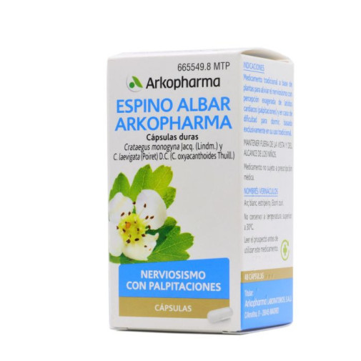 Espino Albar Arkopharma 350 Mg 48 Capsulas