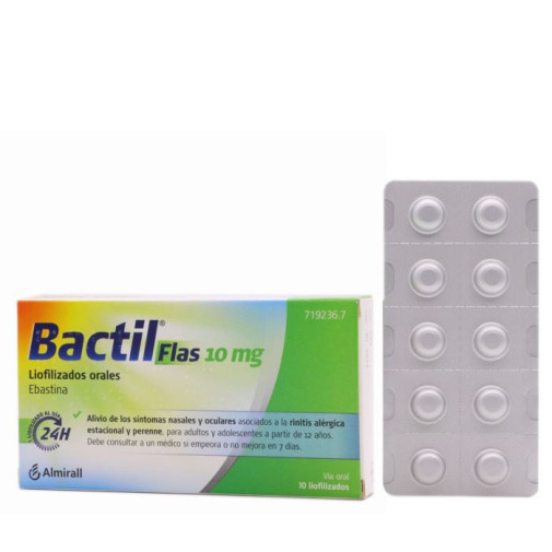 Bactil Flas 10 Mg 10 Liofilizados Orales