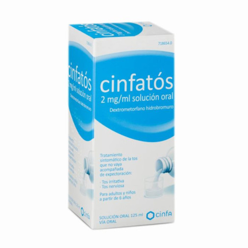 Cinfatos Antitusivo 2 Mg/ml Solucion Oral 1 Frasco 125 Ml (pet)