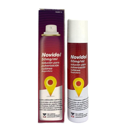 Novidol 50 Mg/ml Solucion Para Pulverizacion Cutanea 50 Ml