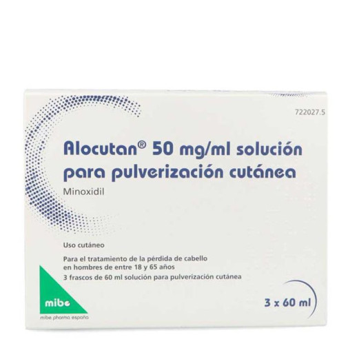 Alocutan 50 Mg/ml Solucion Para Pulverizacion Cutanea 3 Frascos 60 Ml
