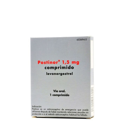 Postinor 1,5 Mg 1 Comprimido