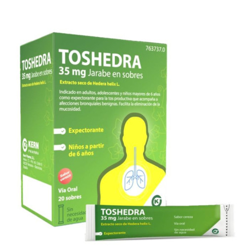 Toshedra 35 Mg Jarabe 20 Sobres 5 Ml