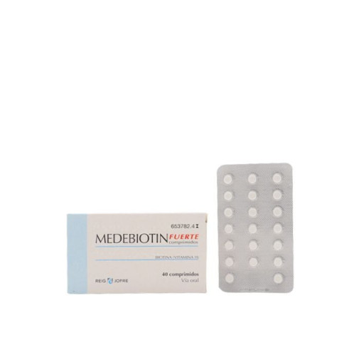Medebiotin Fuerte 5 Mg 40 Comprimidos