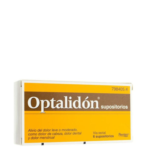 Optalidon 500 Mg/75 Mg 6 Supositorios