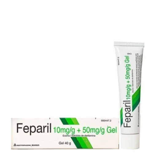 Feparil 10 Mg/g + 50 Mg/g Gel Cutaneo 1 Tubo 40 G