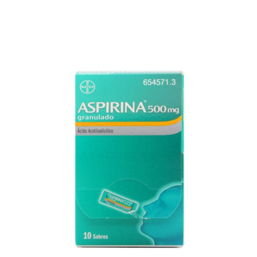 Aspirina 500 Mg 10 Sobres Granulado Oral