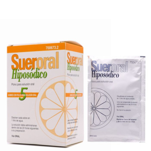Sueroral Hiposodico 5 Sobres Polvo Para Solucion Oral