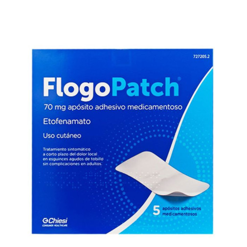 Flogopatch 70 Mg 5 Apositos Adhesivos Medicamentosos