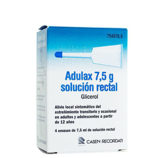 Adulax 7,5 G Solucion Rectal 4 Enemas 7,5 Ml