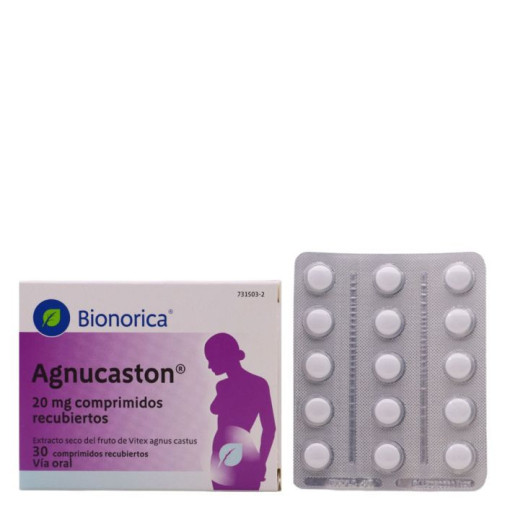 Agnucaston 20 Mg 30 Comprimidos Recubiertos