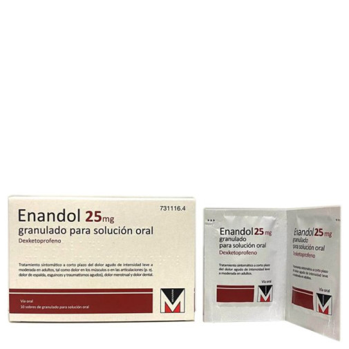Enandol 25 Mg 10 Sobres Granulado Para Solucion Oral