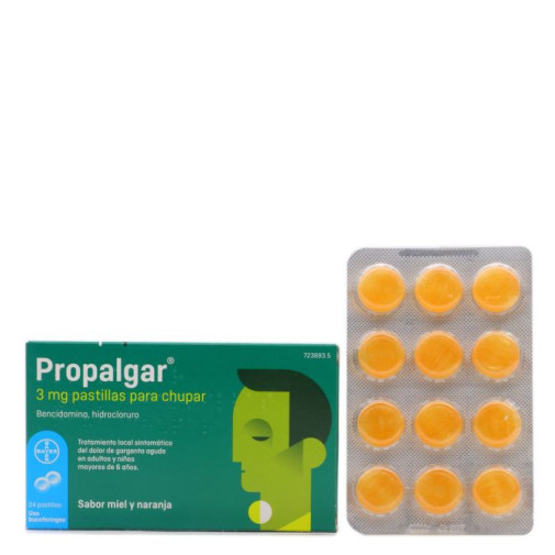 Propalgar 3 Mg 24 Pastillas Para Chupar
