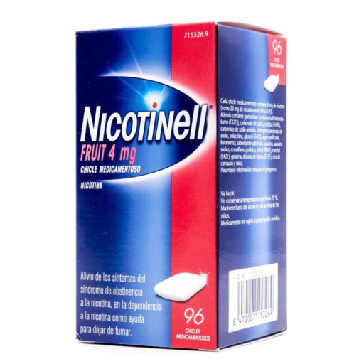 Nicotinell Fruit 4 Mg 96 Chicles Medicamentosos