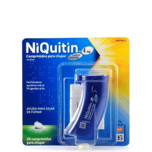 Niquitin 4 Mg 20 Comprimidos Para Chupar (sabor Menta)