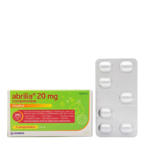 Abrilia Efg 20 Mg 7 Comprimidos (blister Al/al/pa-pvc)