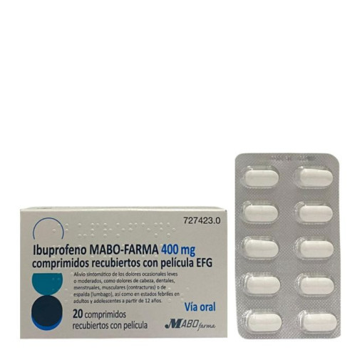 Ibuprofeno Mabo-farma Efg 400 Mg 20 Comprimidos Recubiertos