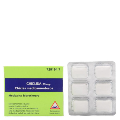 Chiclida 25 Mg 12 Chicles Medicamentosos
