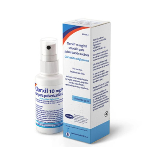 Clorxil 10 Mg/ml Solucion Para Pulverizacion Cutanea 1 Frasco 50 Ml