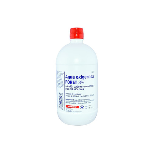 Agua Oxigenada Cuve 30 Mg/Ml Solucion Cutanea 1 Frasco 1000 Ml