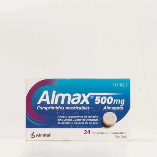 Almax 500 Mg 24 Comprimidos Masticables