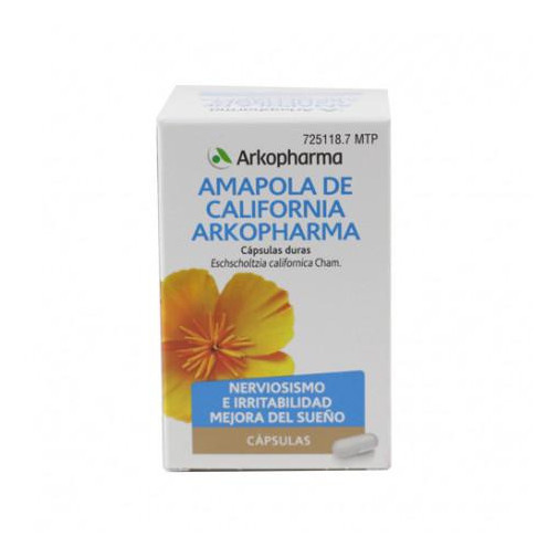 Amapola De California Arkopharma 240 Mg 50 Capsulas