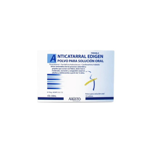 Anticatarral Edigen 10 Sobres Polvo Para Solucion Oral