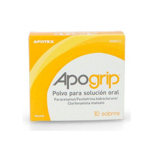 Apogrip 10 Sobres Polvo Para Solucion Oral