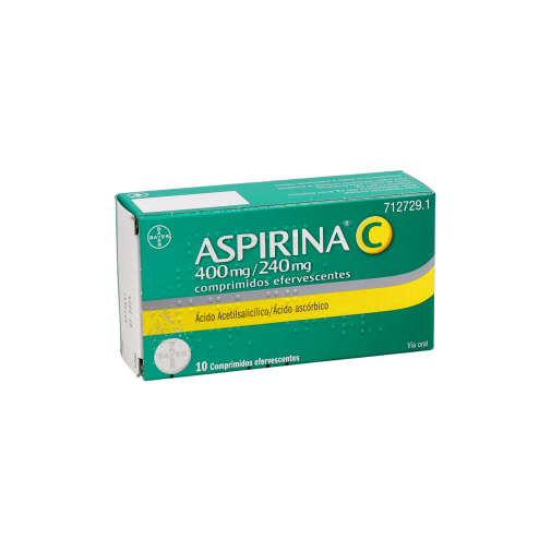 Aspirina C Difarmed 400 Mg/240 Mg 10 Comprimidos Efervescentes
