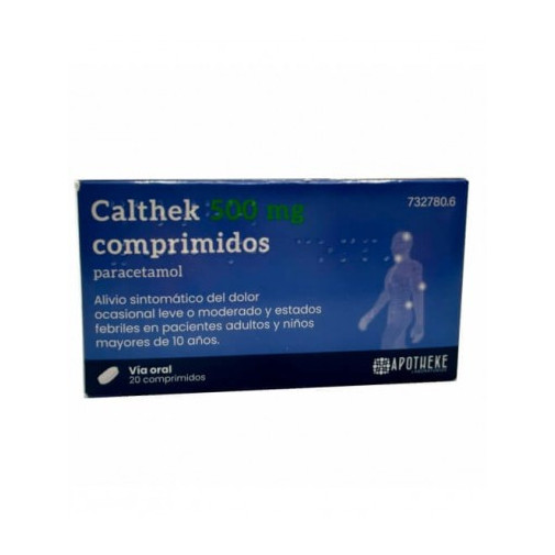 Calthek 650 Mg 20 Comprimidos