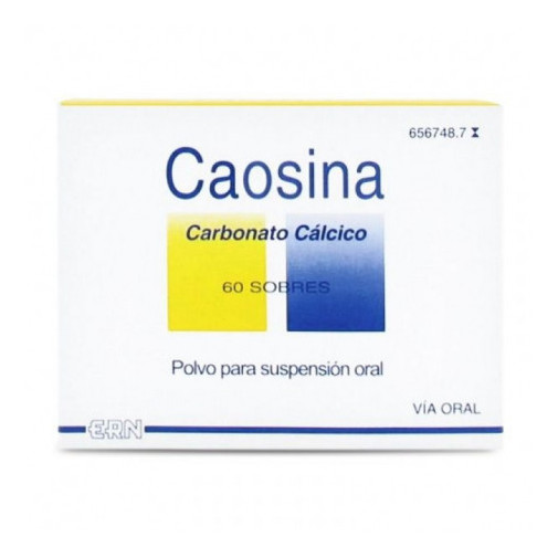 Caosina 2500 Mg (1000 Mg Ca) 60 Sobres Polvo Para Suspension Oral