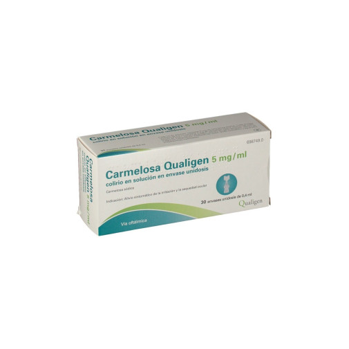 Carmelosa Qualigen 5 Mg/Ml Colirio En Solucion 30 Monodosis 0,4 Ml