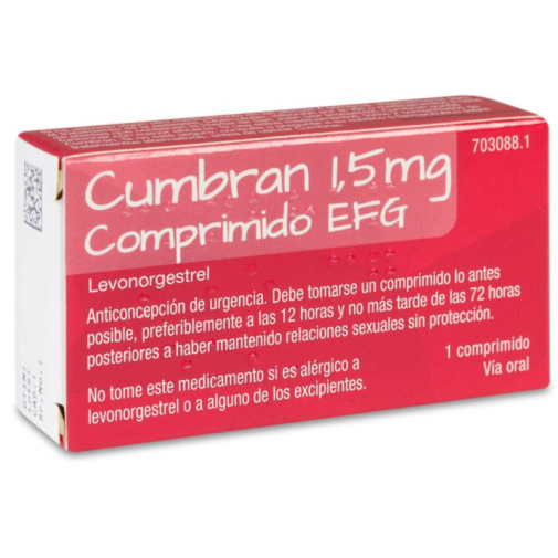 Cumbran Efg 1,5 Mg 1 Comprimido
