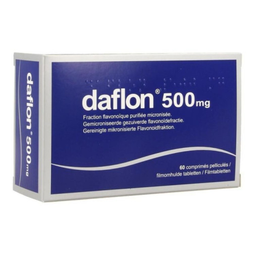 Daflon Melyfarma 500 Mg 60 Comprimidos Recubiertos