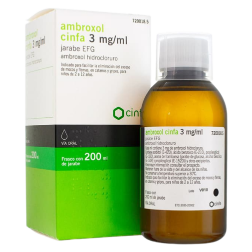 Dinobroxol 3 Mg/Ml Jarabe 1 Frasco 200 Ml