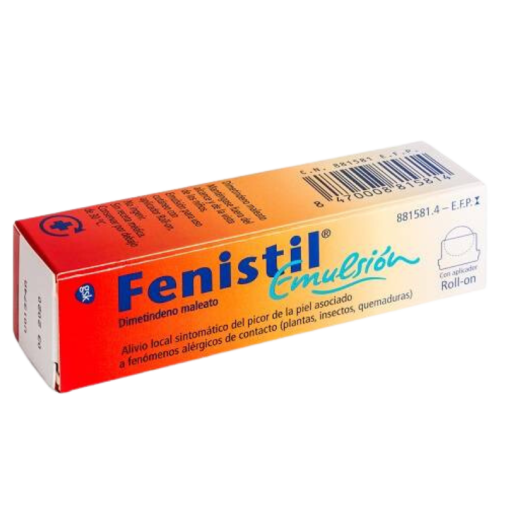 Fenistil Difarmed 1 Mg/Ml Emulsion Cutanea 1 Frasco Roll-On 8 Ml