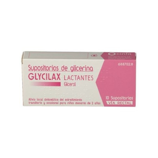 Glycilax Lactantes 0,672 G 10 Supositorios